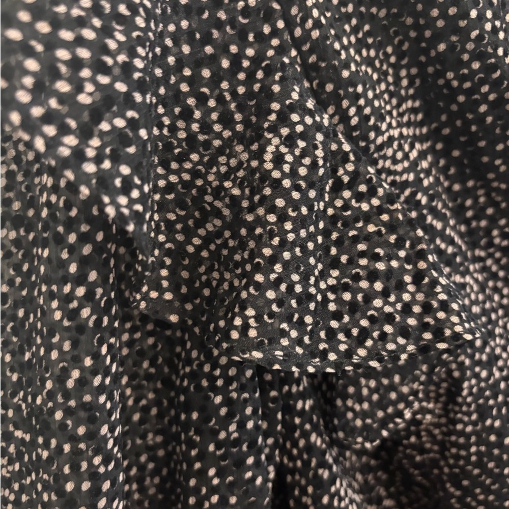 DYNAMITE SPECKLED RUFFLE DRESS - Picture 4 of 8